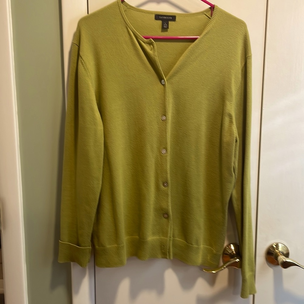 Lands’ End cardigan